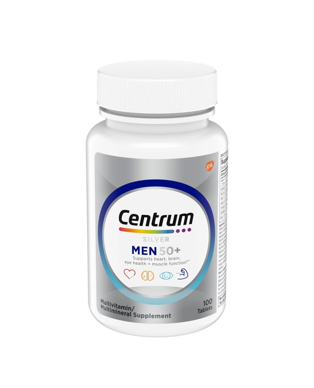 Centrum Silver – Multivitamines pour Hommes 50+ avec Vitamines B & D3