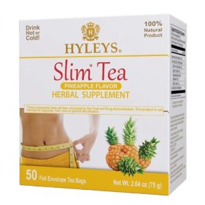 Hyleys Slim Tea – Thé minceur à l’ananas (50 sachets)