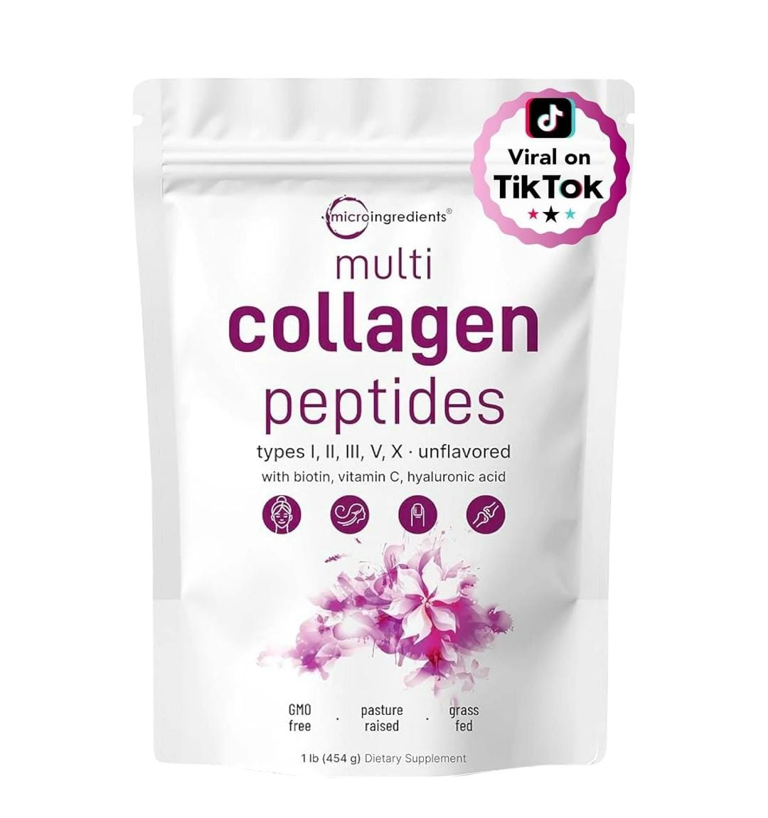 Poudre de protéines multi-collagène Micro Ingrédients (450 g )