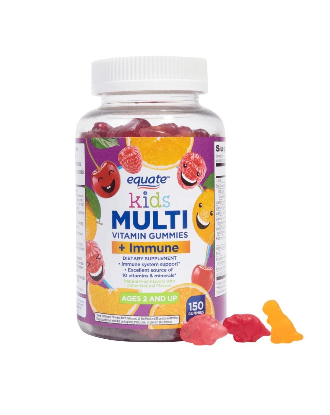 Complément multivitaminé enfants – Gummies Fruits Naturels (150 unités)