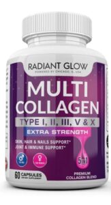 Peptides Multi-Collagène I, II, III, V, X – Cheveux, Peau, Ongles & Articulations