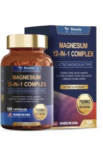 MAGNESIUM 12-IN-1 COMPLEX – Complexe de Magnésium 12 Formes (120 capsules)